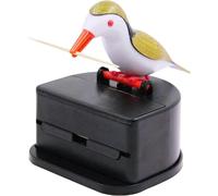 (As show, One size) (gold)Little Bird Creative Push Toothpick Dispenser