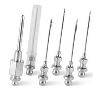 (As show, One size) Grease Needle Nozzle, Bearing Grease Injector Needle with NPT Threaded Narrow Needle Adapter Grease Tip Fitting Tool