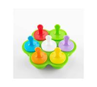 (As show, One size) Green Ice Cream Mould, Eskimo Silicone Mold, Popsicle Popsicle Molds Reusable DIY, Magnum Mold