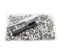 (As show, One size) Grommets Sewing Eyelets, Metal Eyelets 12mm Round Inner Hole Grommets DIY Leathercraft Accessories for Art Crafts Decor