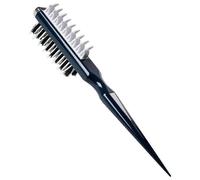 (As show, One size) Hair Style Comb, Portable Styling Comb Instant Hair Volumizer Two-Sided Comb Sharks Back Combing Brush for Women and MenBlackwhite1pcs
