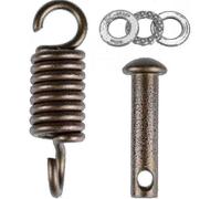 (As show, One size) Hammock Chair Ultimate Hanging Kit - Egg Hammock Chair Spring Pin Plug Hardware- 500lb Hammock Chair Hanging Kit ZRO-AV