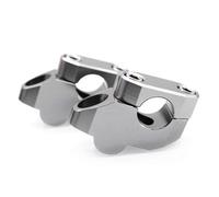 (As show, One size) Handlebar Risers Mount Back Moved Up compatible with Honda CBF1000 NC750(Silver)