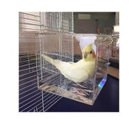 (As show, One size) Hanging bathtub for birds (small size), canaries, parakeets, cockatoos, lovebirds