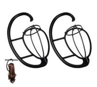 (As show, One size) Hanging Wig Stand, Wig Drying Stand, 2 Pack