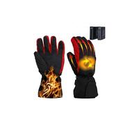 (As show, One size) Heated Gloves,Battery Powered Thermal Heating Gloves,Windproof Winter Warm Hand Gloves for Women Men-Hiking,Skating, Skiing,Snowboarding,Biking and Wa