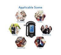 (As show, One size) High precision rechargeable mini portable breathalyzerBatteries not included
