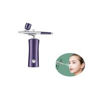 (As show, One size) High Pressure Oxygen Injector Needle Free Hand Held Hydration Spray Water Light Home Beauty Oxygen Injector Purple