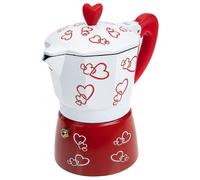 (As show, One size) Home Mocha Pot Espresso Maker Italian Coffee Pot Aluminum Alloy Mocha Pot