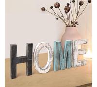 (As show, One size) Home Sign Home Decor Signs, Teal Wall Decor Home Wooden Letters for Wall Decor Rustic Home Sign Turquoise