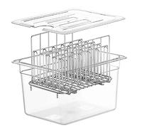 (As show, One size) Household Slow Cooker Container Slow Cooking Machine Water Tanks Food Storage Container PC Texture for Various Occasion