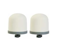(As show, One size) Huining 2 Pack Ceramic Filter Replacement for Water Systems, Ceramic Dome Filter White