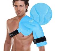 (As show, One size) Ice Pack For Injuries Reusable Healifty Shoulder Ice Wrap Cold Therapy Compression Rotator Cuff Support Blue 1Set