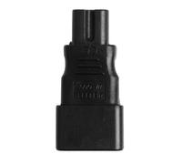(As show, One size) IEC 320 C14 to C7 adapter IEC C7 to C14 AC Adapter Kettle 3-P C14 Male to C7 Female Power Socket Adaptor Plug Converter