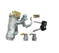 (As show, One size) Ignition Lock Core Ignition Switch Steering Barrel Lock + Door Lock with 2 Keys set For Toyota Hilux 1997-2005