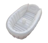 (As show, One size) Inflatable Bathtub with Daisy Pattern Toddlers Kids Tub for Shower Foldable Portable Bathtub Travel Shower Basin