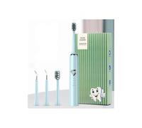 (As show, One size) Intelligent Ultrasonic Tooth Cleaner Home Flosser Electric Tooth Cleaner Tooth Washing Tooth Beauty Tooth Calculus Remover blue
