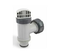 (As show, One size) Intex 11872 swimming pool plunger valve double breakaway hose plunger valve hose tee connector