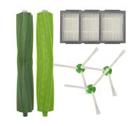 (As show, One size) iRobot Roomba i/e Series E5 E6 i7 i7+ i6 i6+ j7 j7+ Robotic Vacuum Cleaner Spare Parts Kit 1 Multi-Surface Main Brush Assembly 2 3 Filters 3 Side Brus