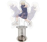 (As show, One size) Jujutsu Kaisen Spring Shake Stand Sign Gojo Satoru Itadori Yuji Acrylic 2 Sides