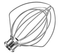 (As show, One size) K45WW Stainless Steel 6-Wire Whip Attachment for Tilt- Stand Mixer 4.5-5 Quart Bowl Whisk Replacement