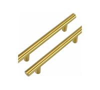 (As show, One size) Kitchen cabinet handle gold cabinet handle kitchen door handle brass drawer center distance 96mm, length 150mm