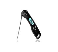 (As show, One size) Kitchen Thermometer, 3s Instant Read Cooking Thermometer, Meat Thermometer, with Backlight LCD Display, Foldable Probe for Cooking, Meat, BBQ, Steak,