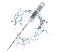 (As show, One size) Kitchen Thermometer Digital Meat Thermometer With Display And Long Stainless Steel Probe, Waterproof Instant Read Cooking Probe For Food Meat Bbq Past