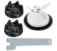 (As show, One size) KitchenAid Blender Coupler Replacement Parts - 4 Leaf Blender Blade and Coupler, 9704230