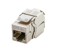 (As show, One size) Lan RJ45 Toolless Keystone Cat5e/6/6A Network Connector Module Full Shielded RJ 45 Socket To LSA Toolfree Termination Adapter