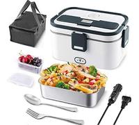 (As show, One size) Large Capacity Portable Microwave Oven Is Suitable For Cars Trucks Homes / Offices Eu Plug Gray