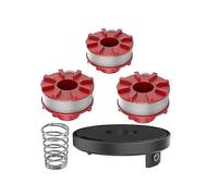 (As show, One size) Lawn Mower Parts Compatible For Einhell CE-CT 36 / 30 Li E-Solo / Agillo 36 / 255 BL / Agillo 18 / 200 3 Spool + Cap + S