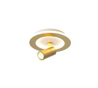 (As show, One size) LED Ceiling Light, Gold Ceiling Light 20W, Spot Ceiling Light 6000K Wall Lights for Hallway Kitchen Bedroom Living Room