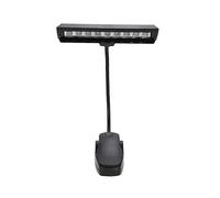 (As show, One size) LED Clip Lamp Music Score Lamp Piano Lamp Eye Protection Lamp Black EU Plug