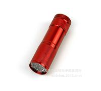 (As show, One size) LED mini torch, super bright torch, with lanyard, suitable for reading at night, blackout, camping, red