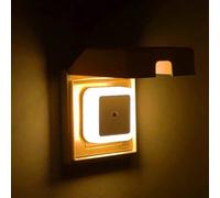 (As show, One size) LED night light on socket, child electrical socket night light, night light with light sensor, wall night light bedroom night light, for Baby / Living