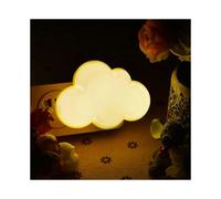 (As show, One size) LED Night Light Plug in Lamp Cloud Night Light Mini Pretty Night Lights for Adults Kids NightLight White 2 Pack