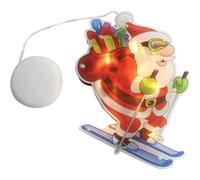 (As show, One size) LED Suction Cup Santa Claus Lamp, String Light Christmas Window-Christmas Decoration Lights