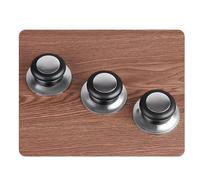 (As show, One size) Lid Knob, 3 Pieces Pot Lid Handle, Suitable for Glass Lid Handle, Stainless Steel Pot Lid, for Kitchen Utensils