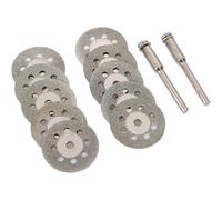 (As show, One size) Lot de 12 mini-disques trononner perfors 22 mm, diamant, disques dcouper, tiges Ann Arbor
