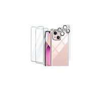 (As show, One size) Lot de 4 compatibles avec les tlphones iPhone 13, 2 verres tremps et 2 protecteurs d'appareil photo, pour iPhone 13
