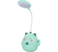 (As show, One size) Lucky Cat Table Lamp Night Light for Girls Adjustable Desk Lamp Night Light for Girl Small Lamp for Kids LED Reading Lamp Eye Care Lamp Table Lamp