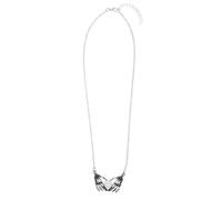 (As show, One size) Luminous Gothic Style Pendant Skeleton Hand Necklace Creative Neck Decoration
