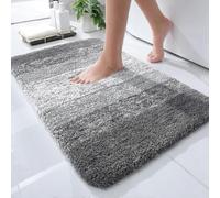 (As show, One size) Luxury Bathroom Rug Mat 24x16, Extra Soft and Absorbent Microfiber Bath Rugs, Non-Slip Plush Shaggy Bath Carpet, Bath Mats for Bathroom Floor