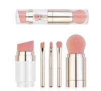 (As show, One size) Makeup Brush Set, 5 IN 1 Makeup Brushes for Foundation,Powder,Blush,Eyeshadow,and Concealer,Multifunctional Brush Cosmetics (Gold)-Heytea