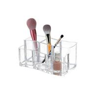 (As show, One size) Makeup Organizer Acrylic Cosmetic Storage Organizer for Makeup Brushes