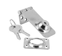 (As show, One size) Marine Boat Hasp Locks 304 Stainless Steel Locking Hasp Safety Latch compatible with Cabin Deck Locker Hatch Do