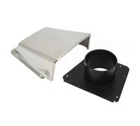 (As show, One size) Marine Vent Cover 304 Stainless Steel with Nylon Base Moisture Proof for Boats Yachts Accessory