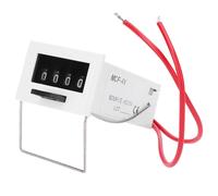 (As show, One size) MCF4 Electromagnetic Pulse Counter 09999 Counting Range Industrial Supplies AC220V