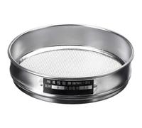 (As show, One size) Mesh Stainless Steel Flour Sieve Garden Sieve Kitchen Pastry Sieve 2.5Mm Diameter 20cm, Depth 5cm
